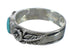 Southwest Turquoise And Silver Flower Ring Size 6-1/2 YX90671
